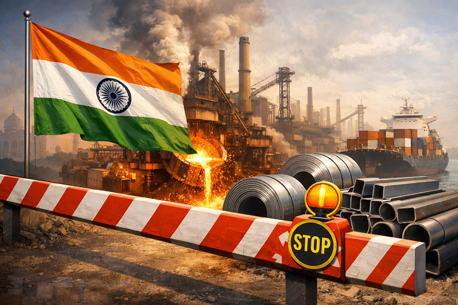 India extends steel import tariffs to shield domestic producers from global oversupply