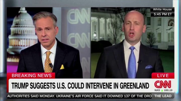 Miller scoffs at idea of Denmark going to war for Greenland, says US getting it is best for NATO