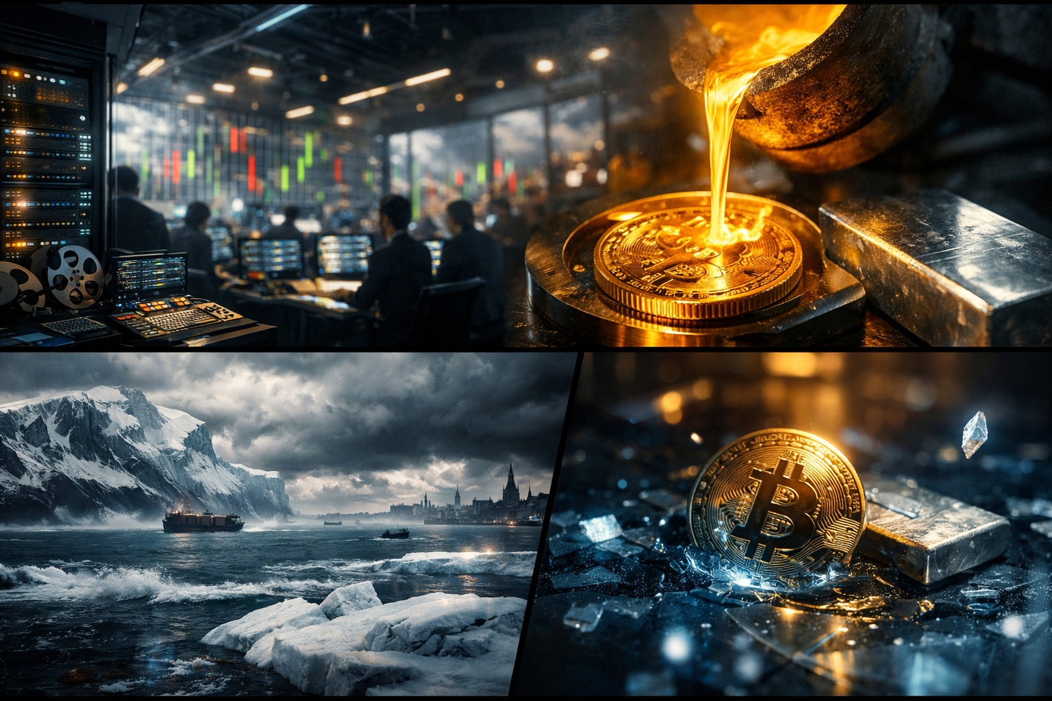 Netflix goes all-cash on WBD, gold hits records on Greenland tariff fears, SCOTUS weighs IEEPA, Bitcoin slips below $90K.