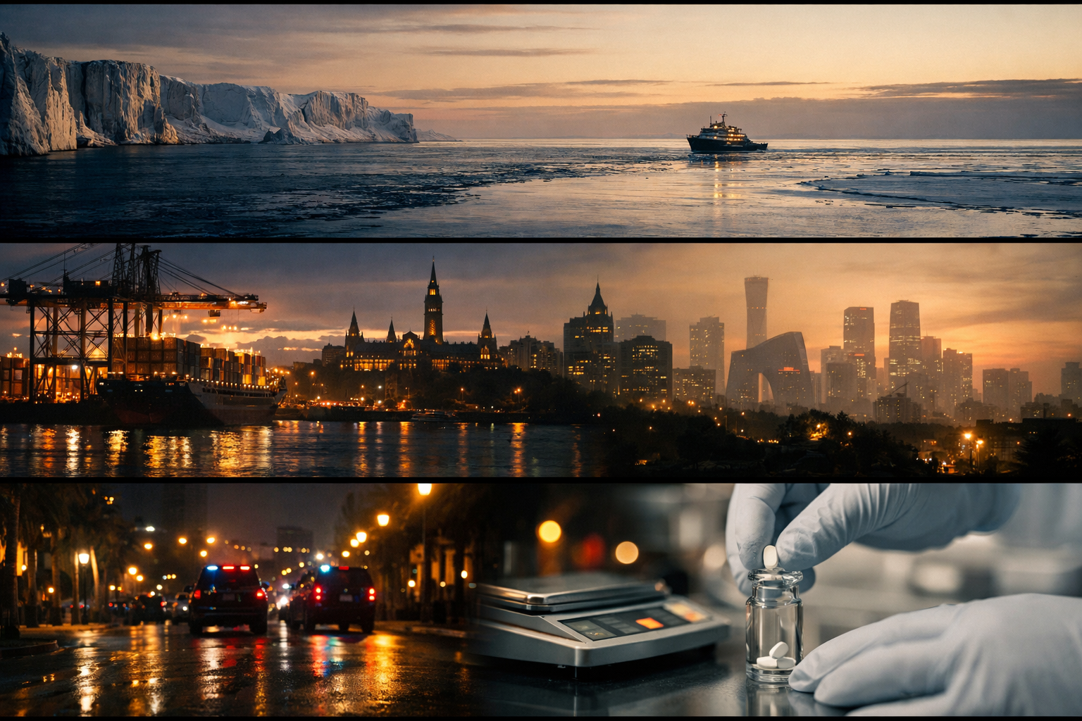 Tariffs drive geopolitics: Trump pressures Greenland, Canada resets China trade, Venezuela shifts, Wegovy pill momentum.