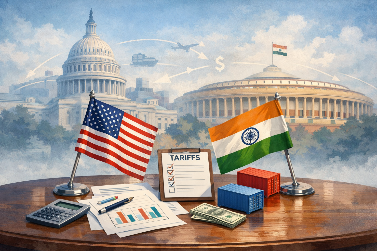 Trump says US-India trade deal cuts tariffs to 18%, with claims on oil and $500bn purchases, as India awaits confirmation.